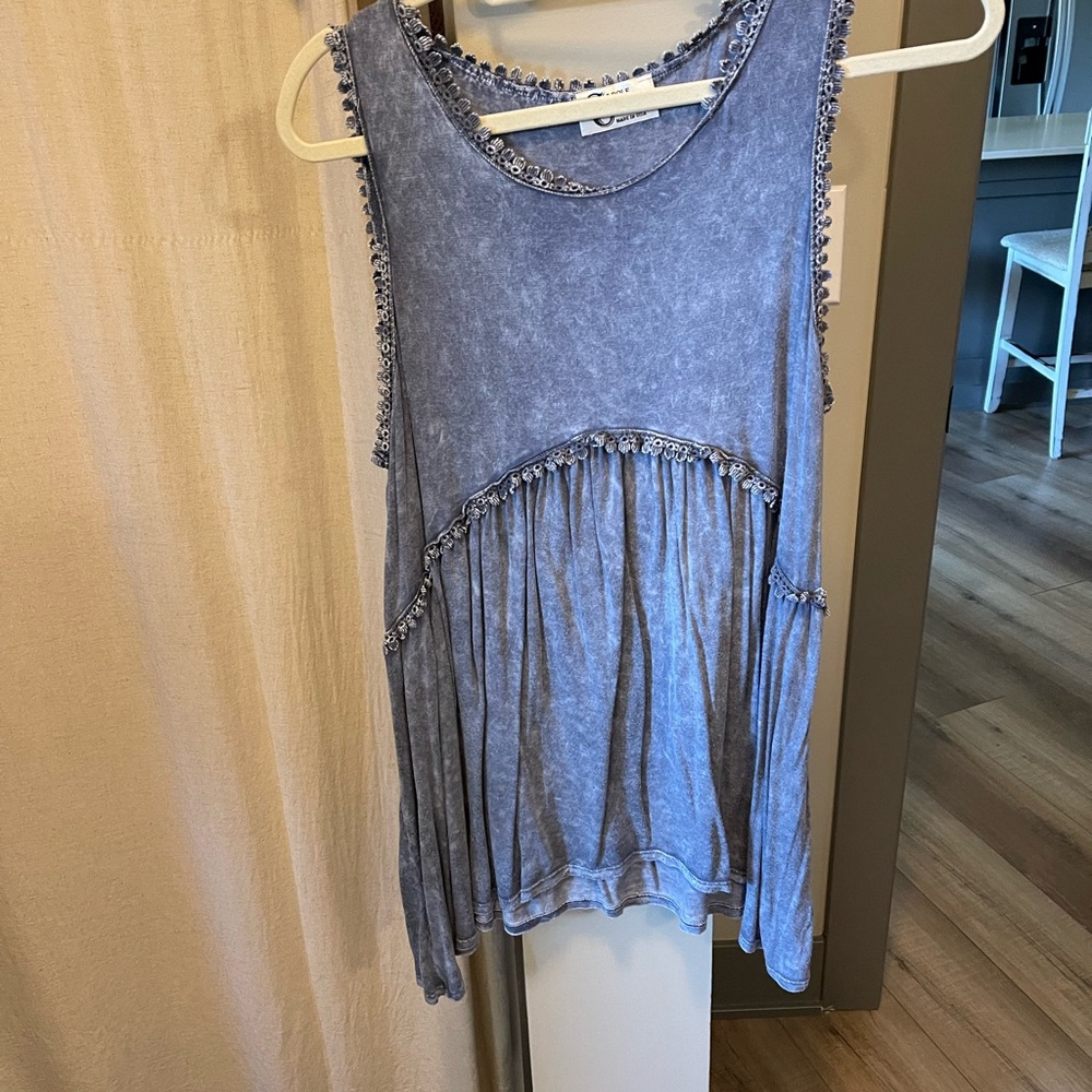 Tank top - blue medium